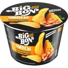 Чипсы Big Bon картофельные Сыр с хрустящим беконом 70г в магазинах Магнит