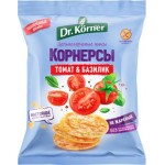 Чипсы Dr.Korner Кукурузно-рисовые с томатом и базиликом 50г