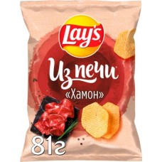 Чипсы Lays Из печи картофельные Хамон 81г в магазинах Магнит