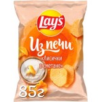 Чипсы Lays Из печи Лисички в сметане 85г