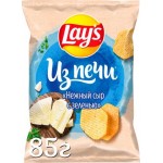 Чипсы Lays Из печи Нежный сыр с зеленью 85г