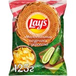 Чипсы Lays Малосольные огурчики с укропом 125г