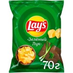 Чипсы Lays Молодой Зеленый лук 70г