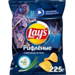 Чипсы Lays Сметана и Лук 225г