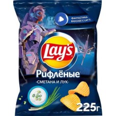 Чипсы Lays Сметана и Лук 225г в магазинах Магнит