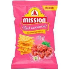Чипсы Mission кукурузные Краб камчатский 90г в магазинах Магнит