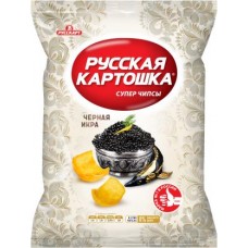 Чипсы Русская картошка картофельные черная икра 105г в магазинах Магнит