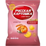 Чипсы Русская картошка картофельные вкус креветка 50г