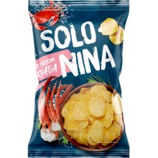 Чипсы Solo Nina со вкусом краба 225г в магазинах Магнит