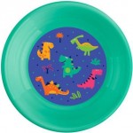 Тарелка Бытпласт глубокая с декором Динозавры 18.5см