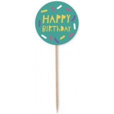 Топпер мини Пакетико Happy Birthday 20шт в магазинах Магнит