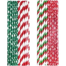 Трубочки Пакетико бумажные новогодние 20шт в магазинах Магнит