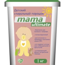 Стиральный порошок Mama Ultimate концентрат для детских вещей деликатные ткани 1кг в магазинах Магнит