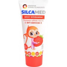 Зубная паста Silcamed детская со вкусом клубники 2-12лет 65г в магазинах Магнит