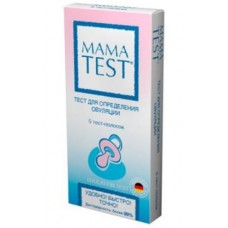 Тест Mama Test для определения овуляции полоска 5шт в магазинах Магнит