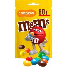 Драже MMS с арахисом и молочным шоколадом 80г в магазинах Магнит