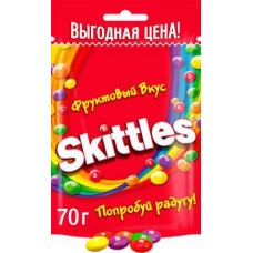 Жевательные конфеты Skittles Фрукты 70г в магазинах Магнит