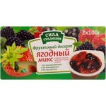 Фруктовый десерт Ягодный микс 2шт*100г Фруктовый десерт Ягодный микс 2шт*100г