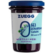 Конфитюр Zuegg Черника с пониженной калорийностью 220г в магазинах Магнит