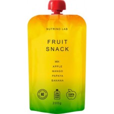 Пюре фруктовое Nutrino Lab яблоко-манго-папайя-банан 200г в магазинах Магнит