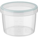 Банка Бытпласт Твист с завинчивающейся крышкой низкая 500мл