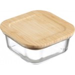 Контейнер Wellfort Style стеклянный с бамбуковой крышкой 800мл