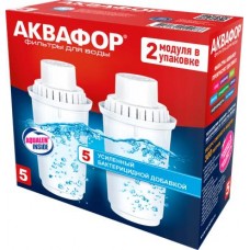 Комплект сменных модулей для фильтров-кувшинов Аквафор В5 2шт в магазинах Магнит