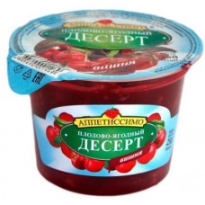 Десерт фруктовое Аппетиссимо Вишня 150г в магазинах Магнит