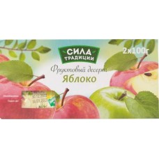 Фруктовый десерт Яблоко 200г 2шт в магазинах Магнит