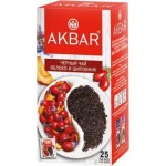Чай черный Akbar яблоко шиповник и шалфей 25пак Чай черный Akbar яблоко шиповник и шалфей 25пак