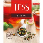 Чай черный Tess Siesta цедра-мята аромат гуава-лайм 100пак Чай черный Tess Siesta цедра-мята аромат гуава-лайм 100пак