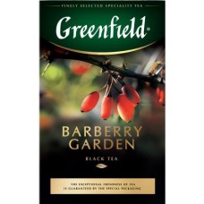 Чай чёрный Greenfield Barberry Garden листовой барбарис 100г в магазинах Магнит