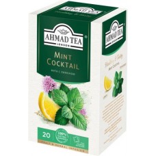 Чай травяной Ahmad Tea со вкусом мяты и лимона 20пак 30г в магазинах Магнит Чай травяной Ahmad Tea со вкусом мяты и лимона 20пак 30г в магазинах Магнит