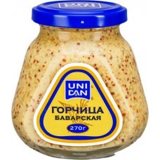 Горчица Uni Dan Баварская 270г в магазинах Магнит