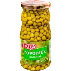 Горошек Eкo зеленый 480г в магазинах Магнит