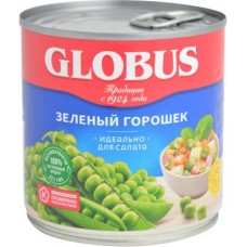 Горошек Globus зеленый 400г в магазинах Магнит