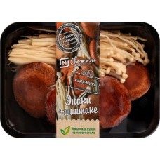 Грибы Эноки и Шиитаке 150г в ассортименте в магазинах Магнит