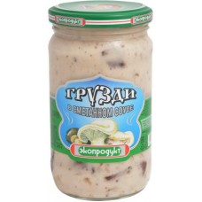 Грузди Экопродукт в сметанном соусе 340г в магазинах Магнит