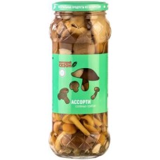 Консервы Хороший Сезон Ассорти соленых грибов 530г в магазинах Магнит