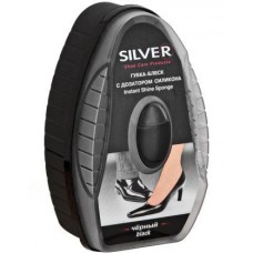Губка для обуви Silver Premium с дозатором черная 6мл в магазинах Магнит