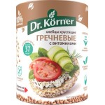 Хлебцы Dr.Korner гречневые с витаминами без глютена 100г Хлебцы Dr.Korner гречневые с витаминами без глютена 100г