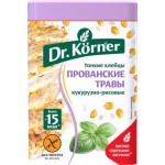 Хлебцы Dr.Korner Кукурузно-рисовые с прованскими травами без глютена 100г Хлебцы Dr.Korner Кукурузно-рисовые с прованскими травами без глютена 100г