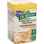 Хлебцы Dr.Korner Овсяно-пшеничные со смесью семян льна и кунжута 100г Хлебцы Dr.Korner Овсяно-пшеничные со смесью семян льна и кунжута 100г