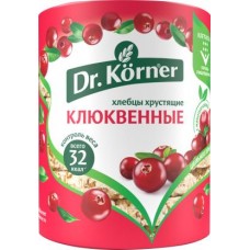 Хлебцы Dr.Korner злаковый коктейль клюквенный 100г в магазинах Магнит
