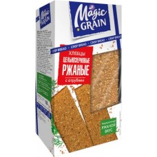 Хлебцы Magic Grain цельнозерновые ржаные с отрубями 160г в магазинах Магнит
