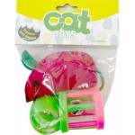 Набор игрушек для кошек Мышки цветные 3шт