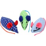 Набор игрушек для кошек Triol 3 мышки 50мм в ассортименте