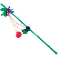 Удочка-дразнилка для кошек Triol New Year Салют 470мм в магазинах Магнит