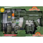 Игровой набор Военный свет звук 6 предметов