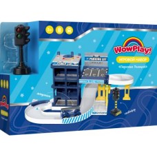 Игрушка Парковка Полиция со светофором и машинкой 44см в магазинах Магнит